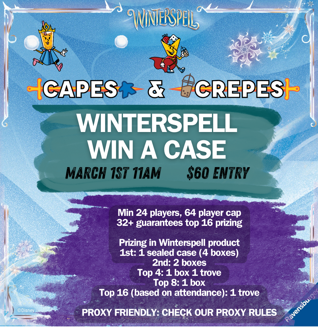 Lorcana Winterspell Win a case