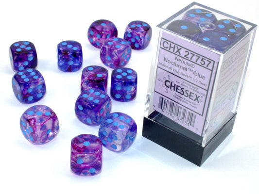 Chessex: 16mm - Nocturnal/Blue