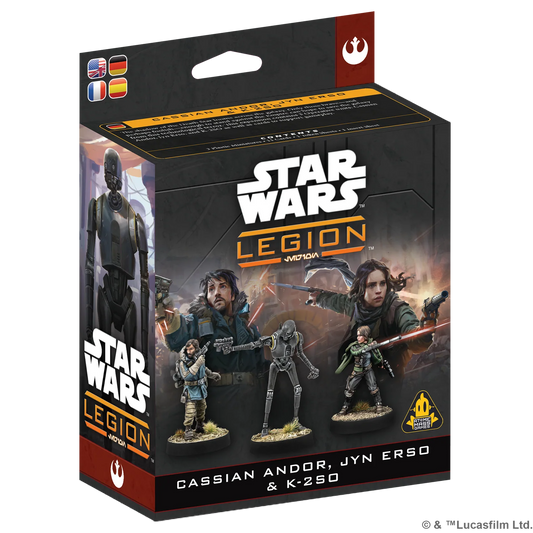 Star Wars Legion: Cassian Andor, Jyn Erso, & K-2SO