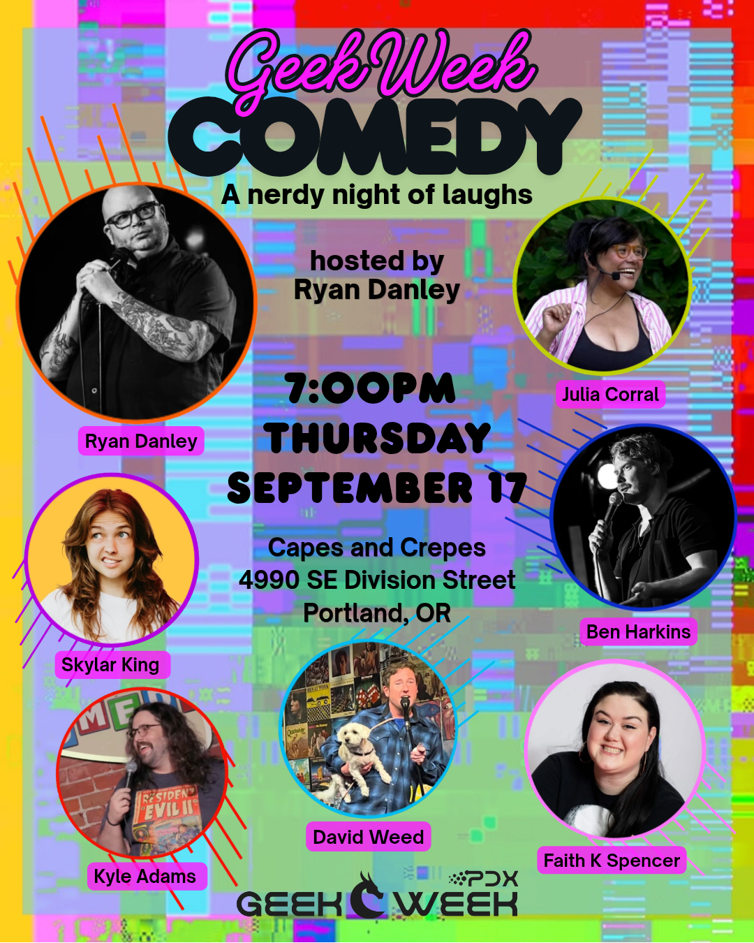 Geek Week Comedy Night - Sept 17th at 7PM