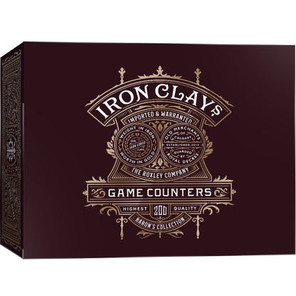 Iron Clays Game Counters: Printed Box With Chips (200)