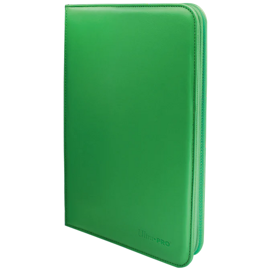 Ultrapro Vivid: 9-Pocket Zippered Pro Binder - Green