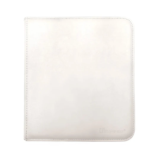 Ultrapro Vivid: 12-Pocket Zippered Pro Binder - White