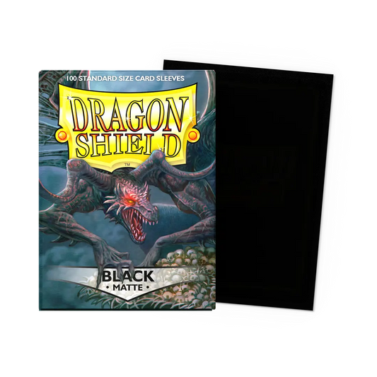 Dragon Shield: Matte - Black Sleeves (100ct)