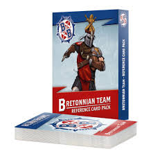Blood Bowl: Bretonnian Team reference card pack