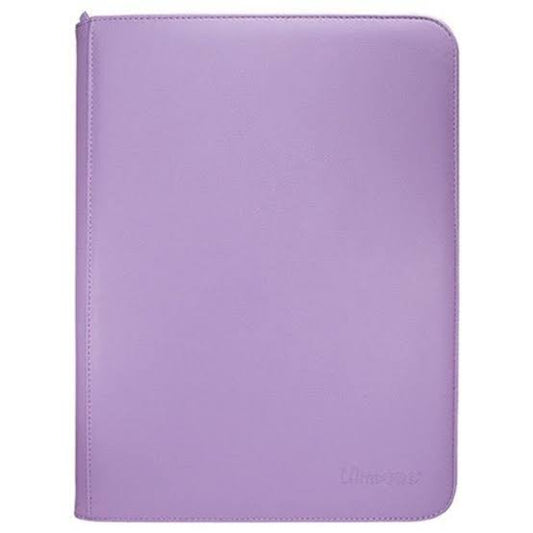 Ultrapro Vivid 9 Pocket Zippered Pro Binder - Purple