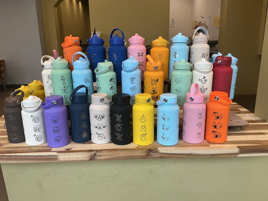 Laser Nerd Bottle - Flat Lid