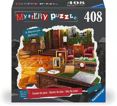 Mystery Puzzle: A Murderous Birthday-408 pcs