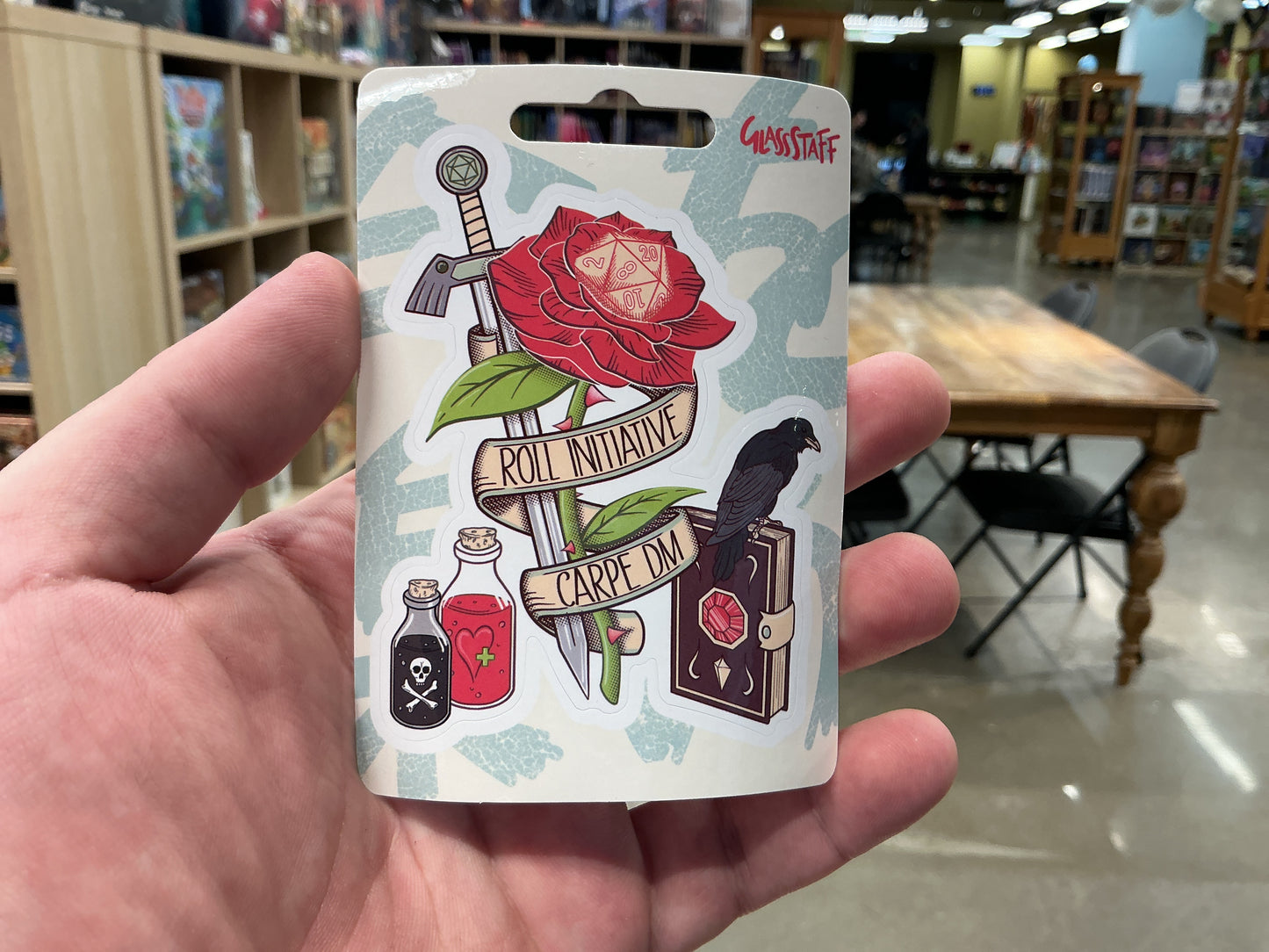 “Roll Initiative Carpe DM” Vinyl Sticker