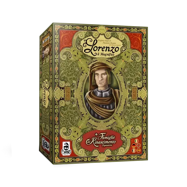 Lorenzo il Magnifico is a complex and strategic game with no luck dependence. Players will place their Family Members in different areas of the city to perform actions, but these Family Members are never the same as they change value every round. They wil
