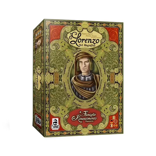 Lorenzo il Magnifico is a complex and strategic game with no luck dependence. Players will place their Family Members in different areas of the city to perform actions, but these Family Members are never the same as they change value every round. They wil