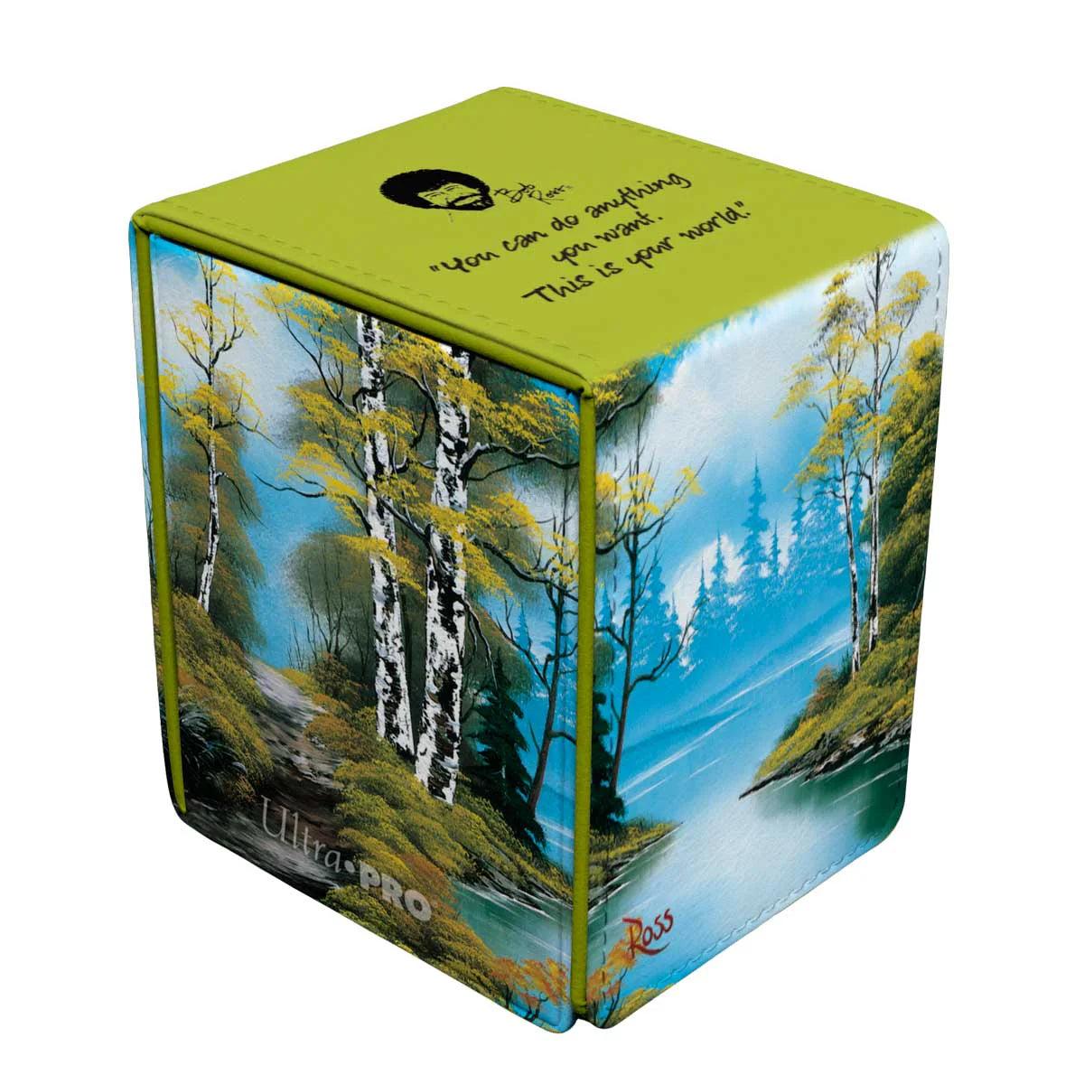 Ultrapro: Alcove Flip Deck Box - Bob Ross Lakeside Path