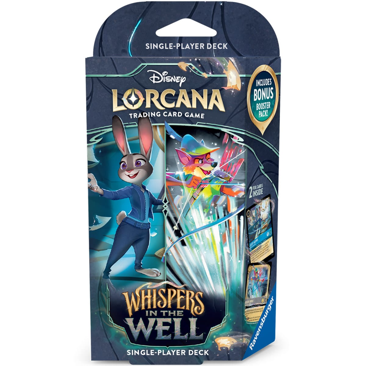 Disney Lorcana TCG: Whispers In The Well - Sapphire/Steel Starter Deck