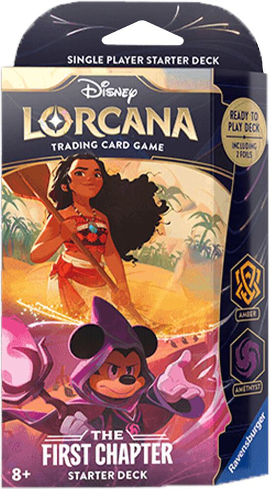 Disney Lorcana TCG: The First Chapter - Amber Amethyst Starter Deck