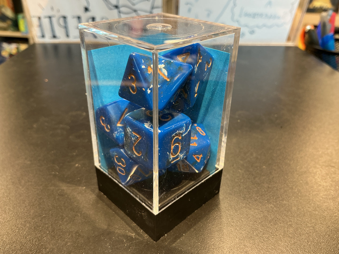 Chessex Brush Polyhedral Set - Wavebreak