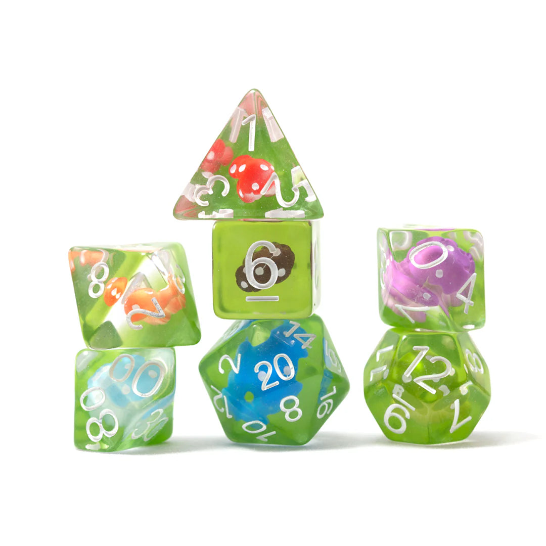 Sirius Dice: Polyhedral Dice Set - Mushroom Village