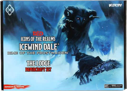 Icons of the Realms Icewind Dale Rime of the Frostmaiden - The Lodge Papercraft set