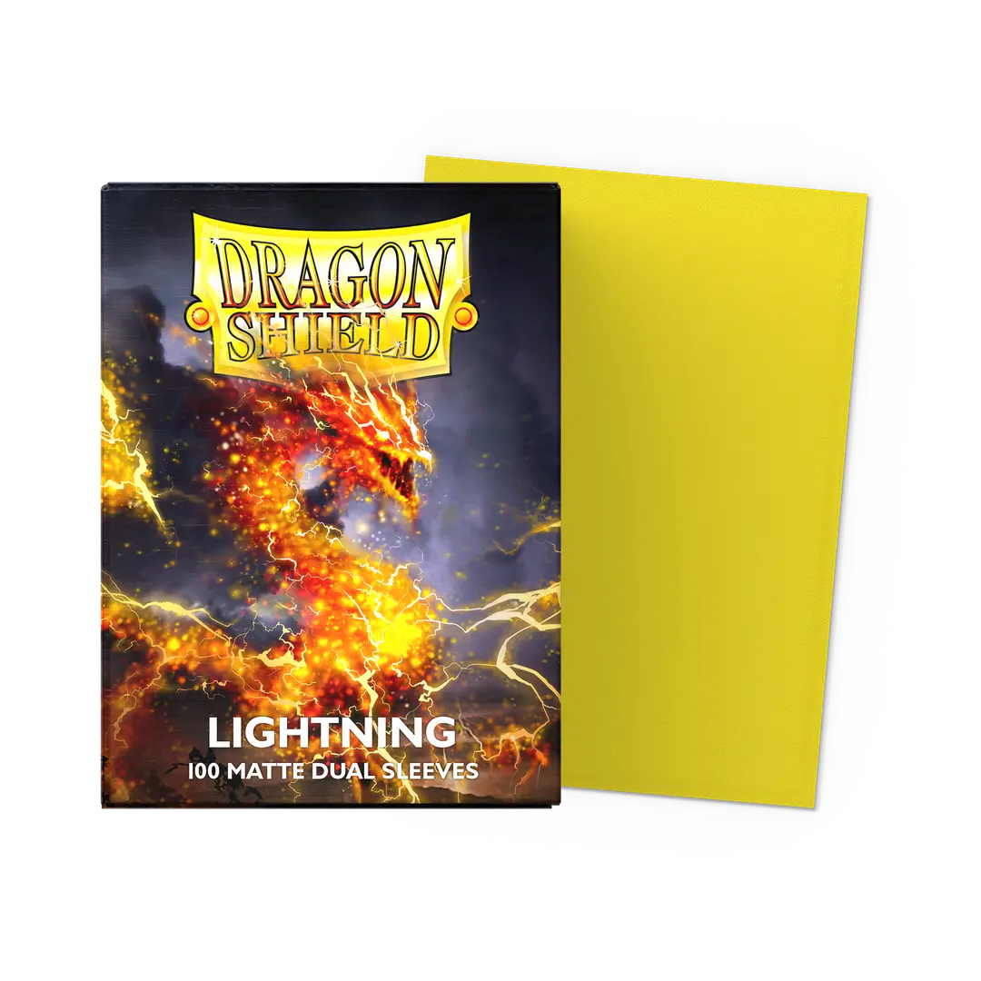 Dragon Shield: Dual Matte - Lightning Sleeves (100ct)