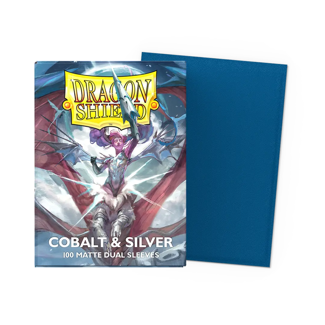 Dragon Shield - Dual Matte: Cobalt & Silver