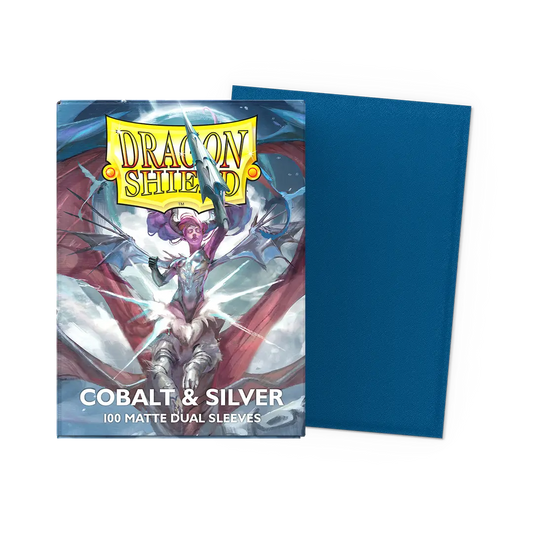 Dragon Shield - Dual Matte: Cobalt & Silver