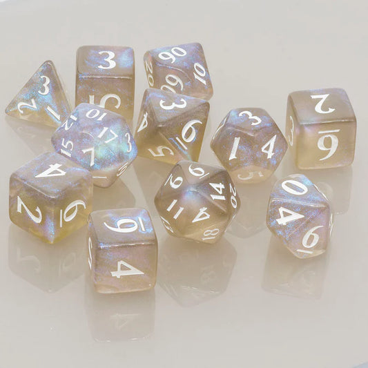 Ultrapro: Eclipse Dice - Set of 11 RPG Dice: Smoke Grey