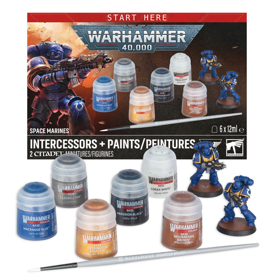 Warhammer 40K: Paints + Intercessors