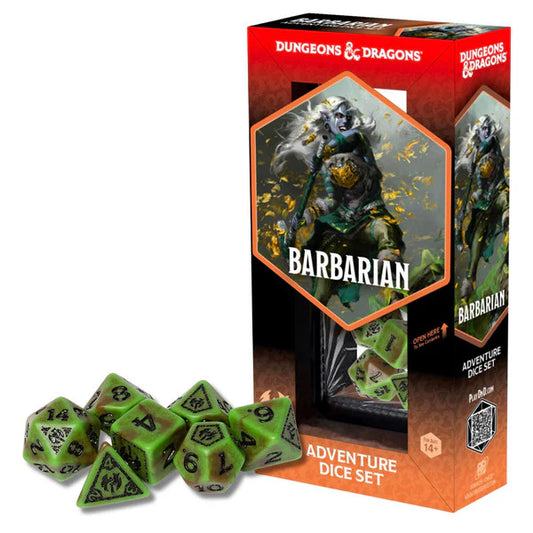 Dungeons and Dragons: Adventure Dice - Barbarian Green
