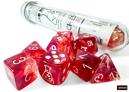 Chessex Lab Dice Set- Borealis Passion