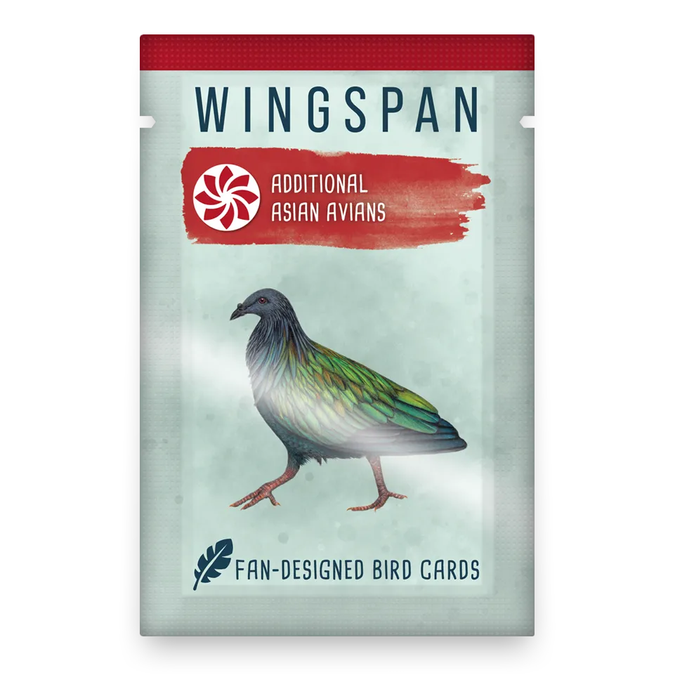 Wingspan: Fan-Designed Bird Promo Pack: Additional Asian Avians