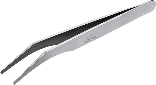 Vallejo: #7 Curved Stainless Steel Tweezers