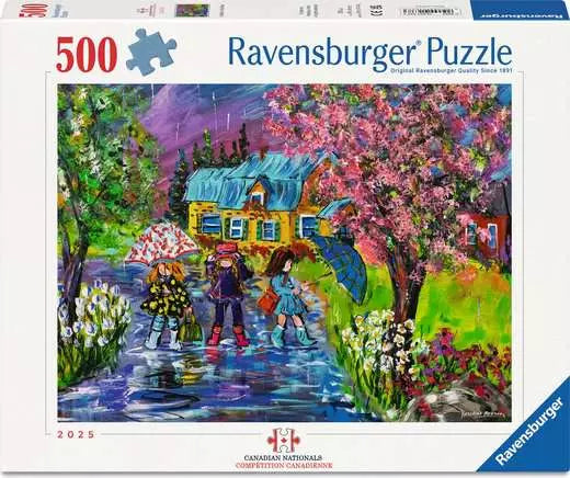 Ravensburger: A Walk in the Rain 500pc Puzzle