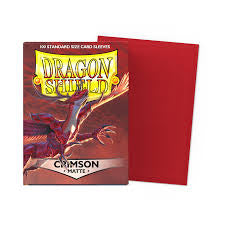 Dragon Shield: Dual Matte - Crimson Sleeves (100ct)