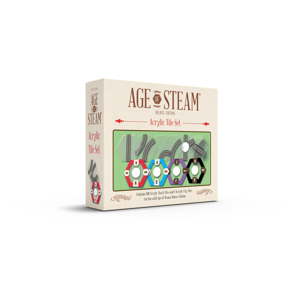 Age of Steam Deluxe: Acrylic Track Tiles