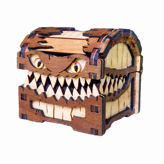 Hrothgar's Hoard: Mimic Chest - Walnut Base/Maple Details