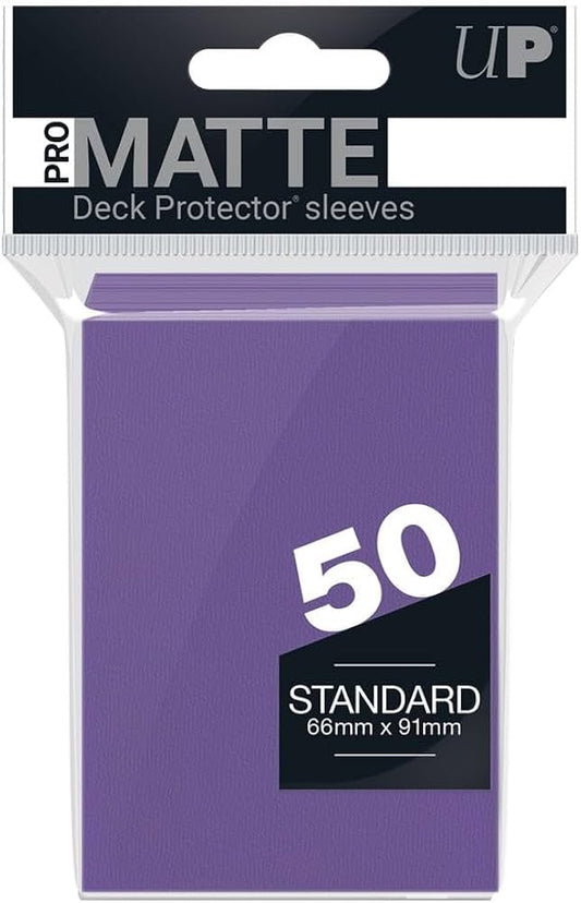 Ultrapro: Matte Standard Card Sleeves 50ct - Purple