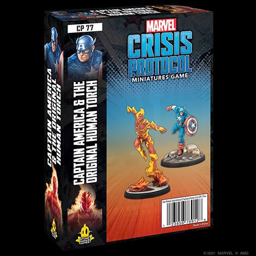 Marvel Crisis Protocol: Captain America & The Original Human Torch