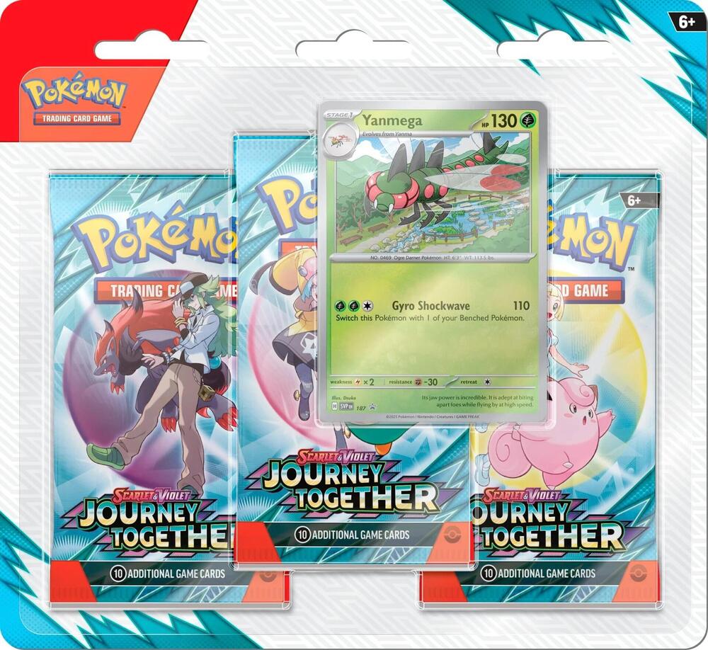 Pokemon: Journey Together - Three-Booster Blister Pack