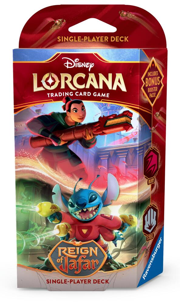Disney Lorcana TCG: Reign of Jafar - Ruby & Steel Starter Deck