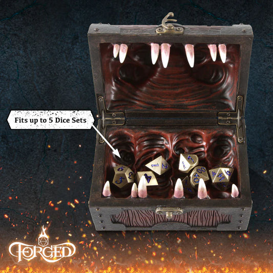 Mimic Chest Dice Storage Box