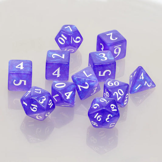 Ultrapro: Eclipse Dice - Set of 11 RPG Dice: Royal Purple