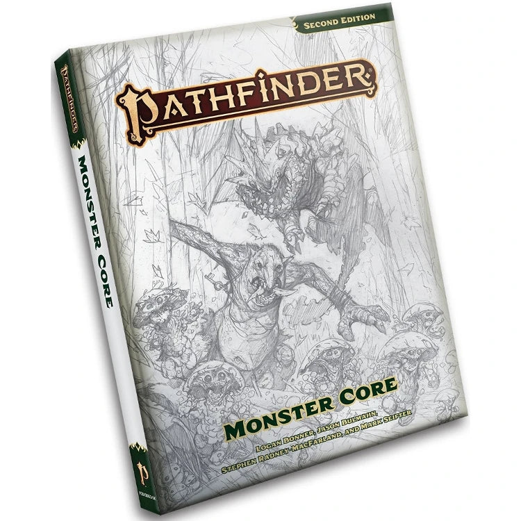 Pathfinder RPG: Monster Core - Sketch Cover