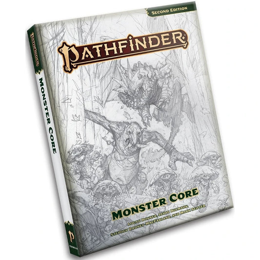 Pathfinder RPG: Monster Core - Sketch Cover