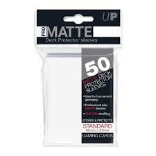 Ultrapro: Matte Standard Card Sleeves 50ct - White