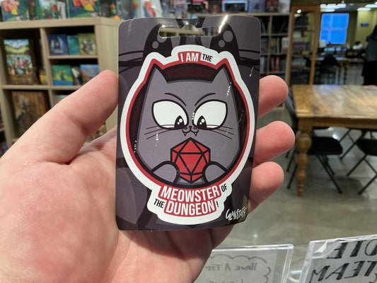 “Dungeon Meowster” Vinyl Sticker