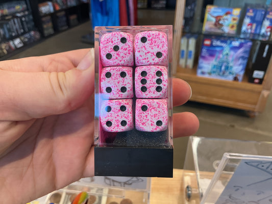 Chessex speckled d6 pink