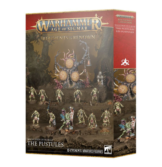 Warhammer AOS: Maggotkin of Nurgle - Regiment of Renown: The Pustules