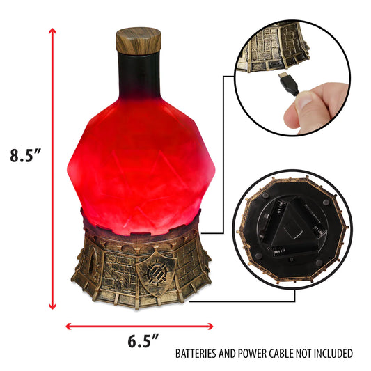 Enhance Table-Top Potion Light Red