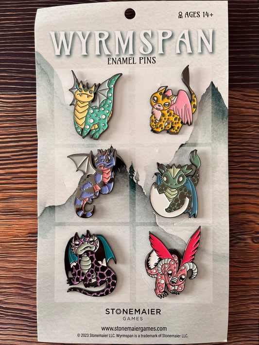 Wyrmspan: Enamel Pins