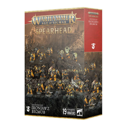 Warhammer AOS Spearhead: Orruk Warclans Ironjawz Bigmob