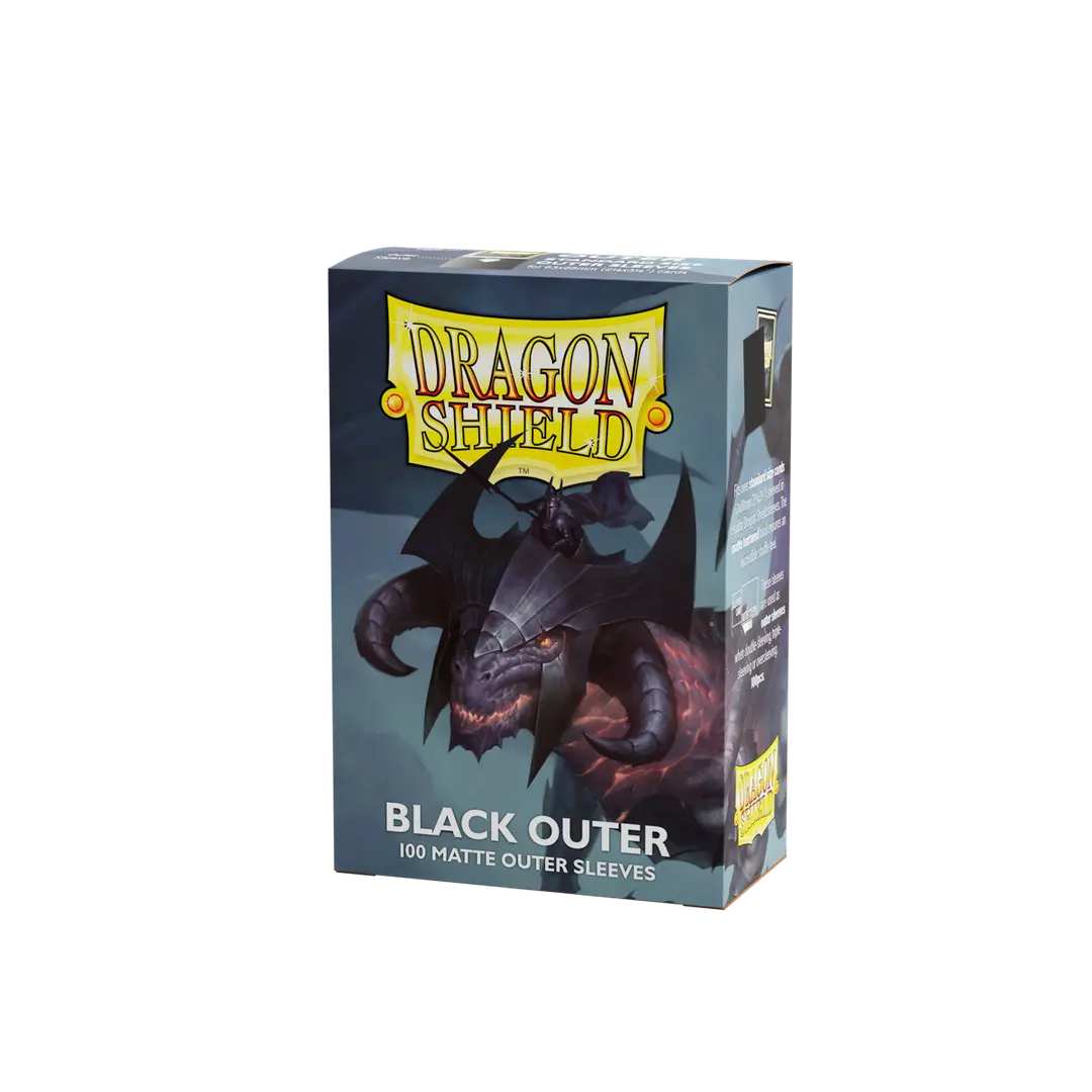 Dragonshield: Black Outer Matte Sleeves (100ct)